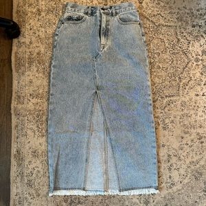 90s Denim Long Skirt | NWT
